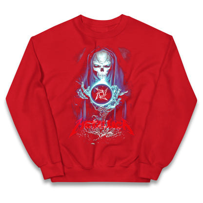Metallica Skellington Sorcerer Kids Jumper
