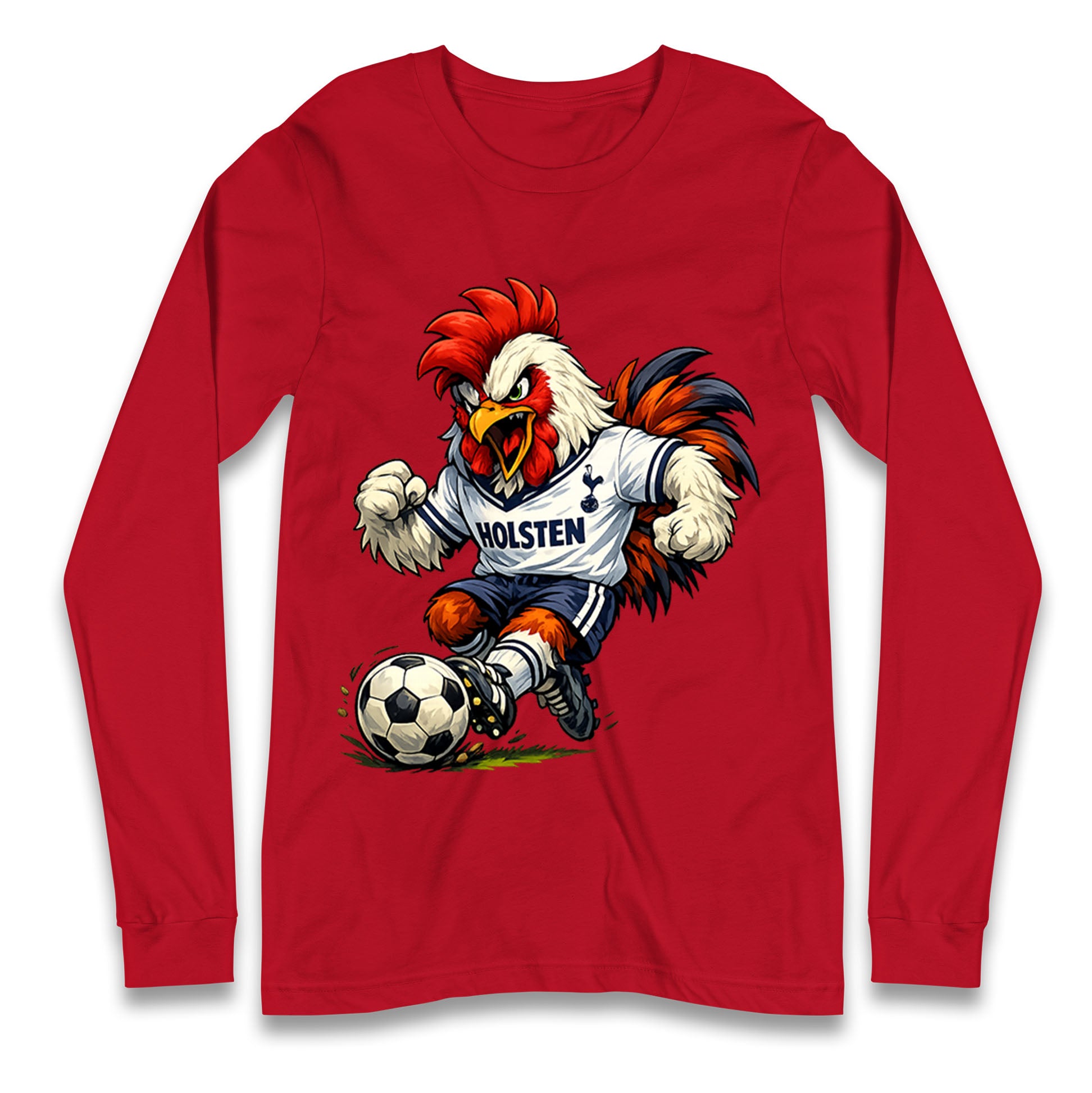 Retro Tottenhm Hotspur Longsleeve T Shirt