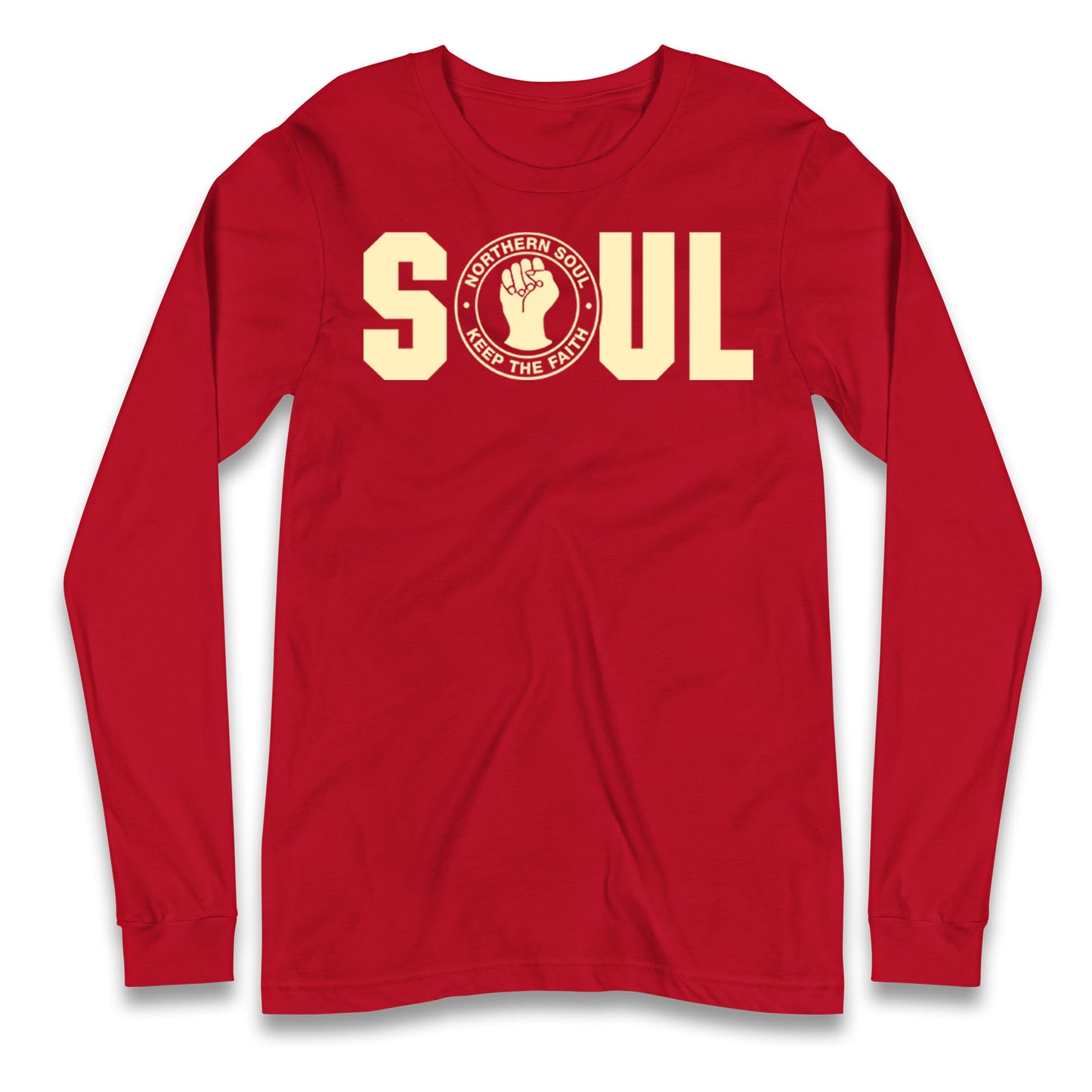 Northern Soul Keep The Faith Logo Longsleeve T Shirt 