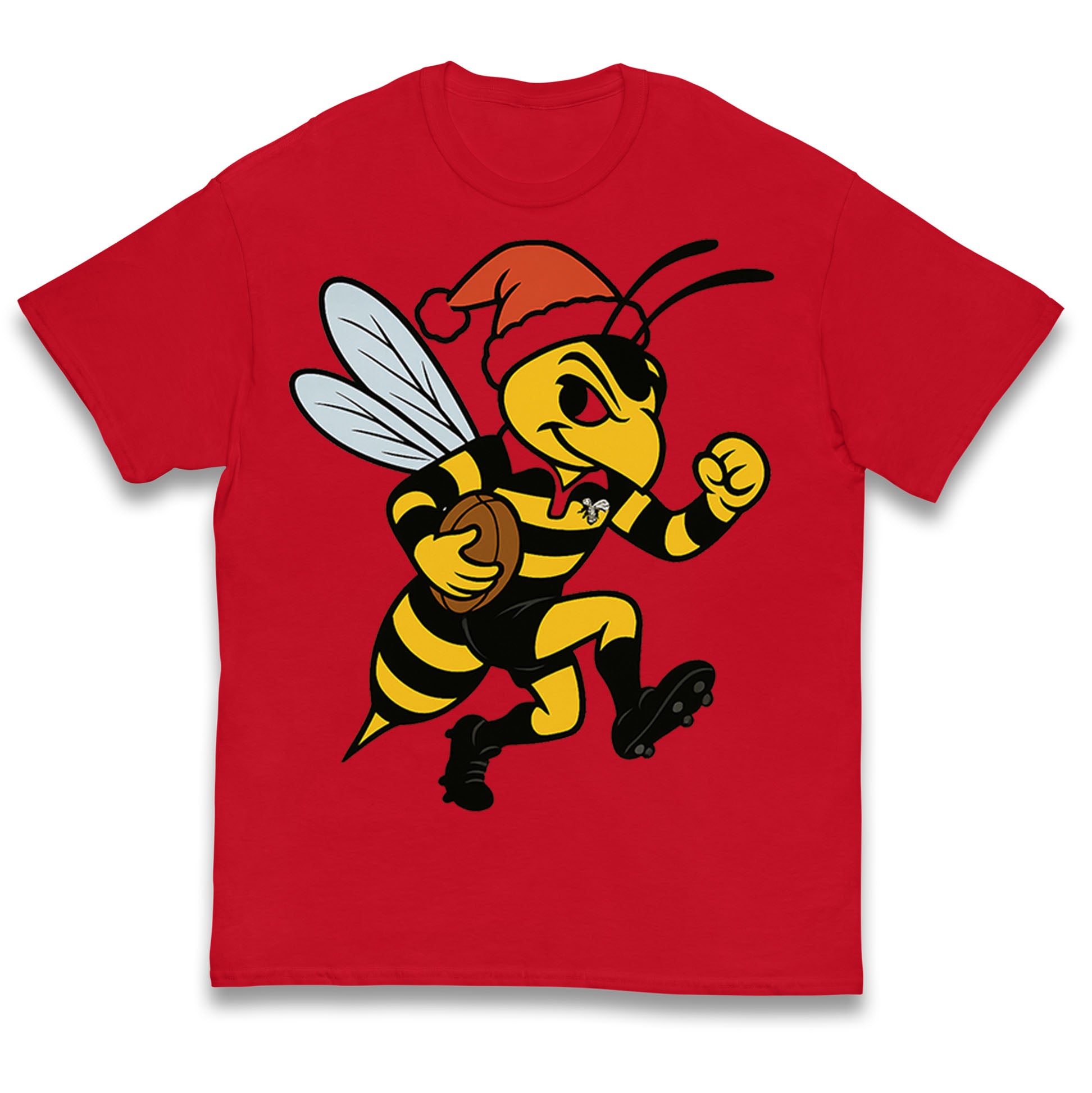 Wasps Rugby Christmas Kids T Shirt