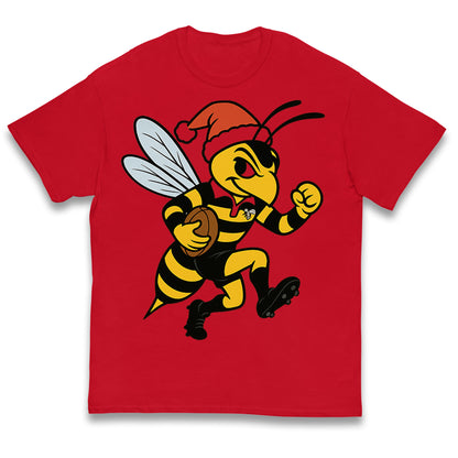 Wasps Rugby Christmas Kids T Shirt