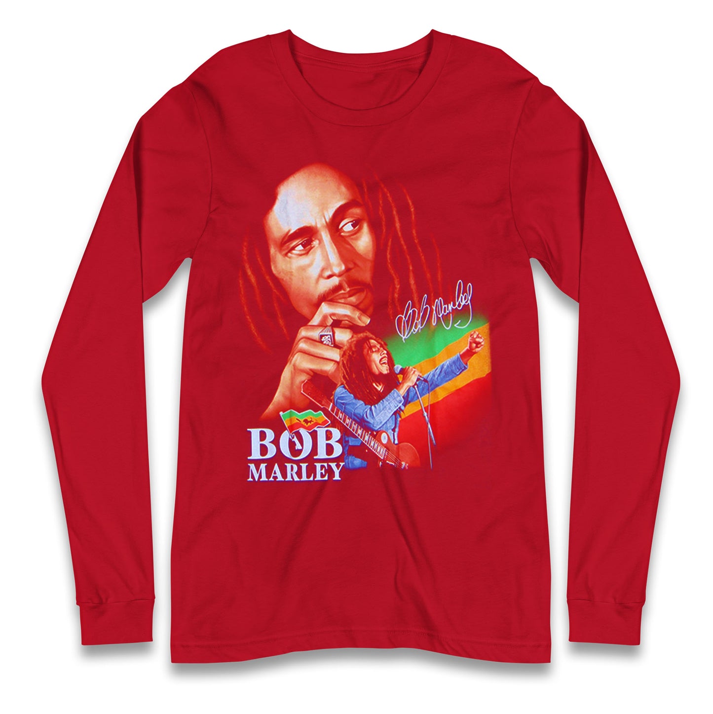 Bob Marley Iron Like A Lion Longsleeve T Shirt