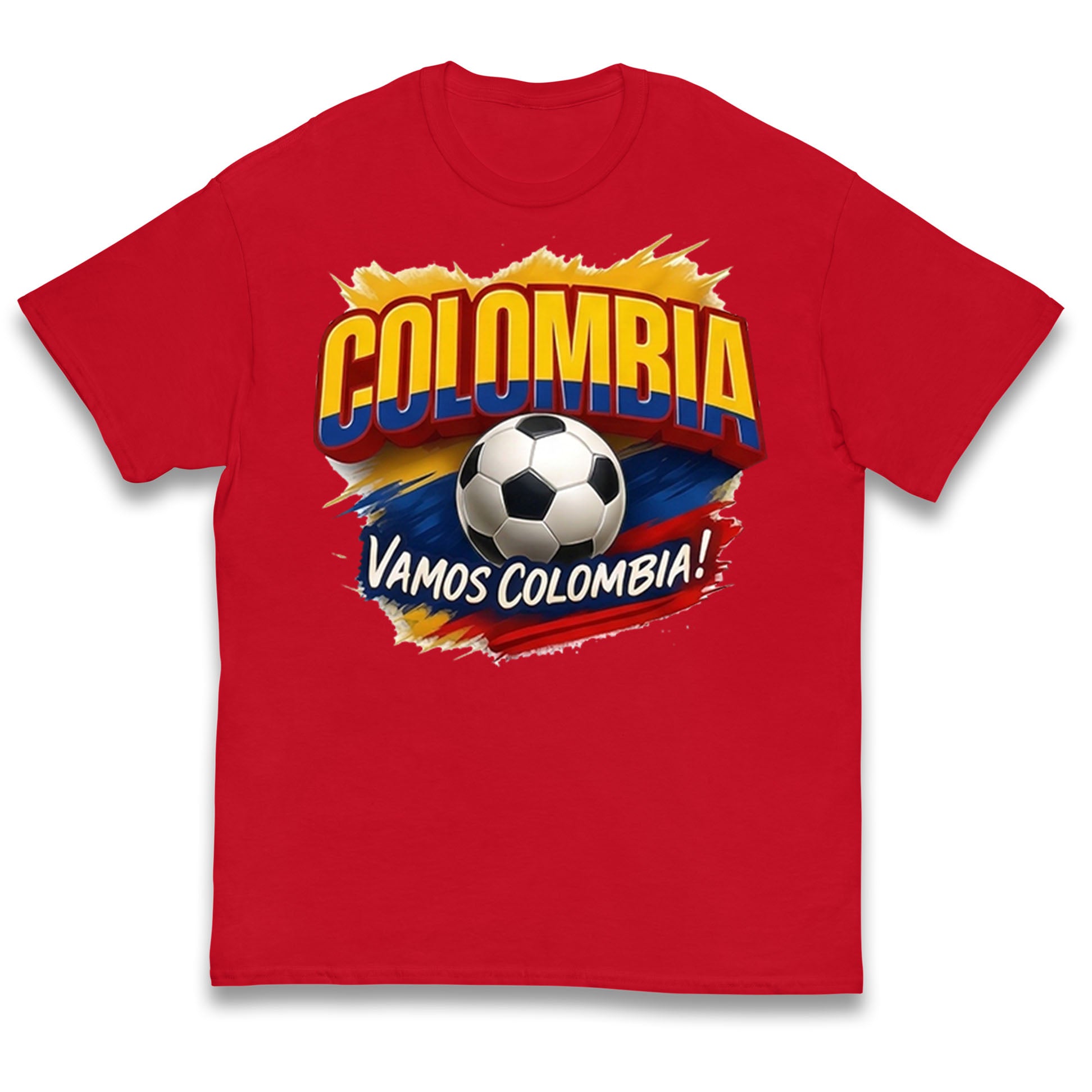 Colombia Retro World Cup Kids T Shirt