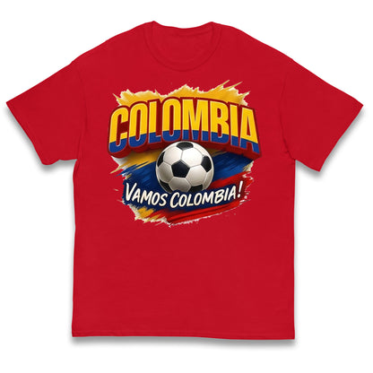 Colombia Retro World Cup Kids T Shirt