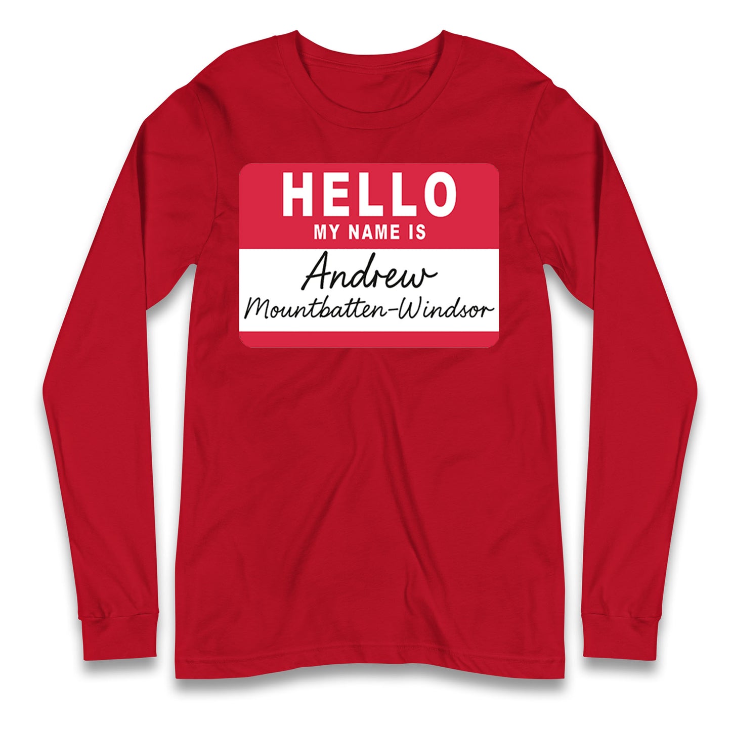Andrew Mountbatten Windsor Longsleeve T Shirt