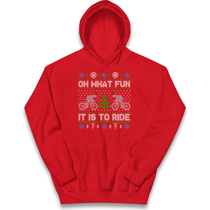 BMX Christmas Kids Hoodie