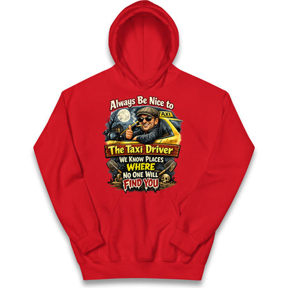 Taxi Driver Kids Hoodie