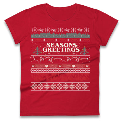 Stranger Things Trailer Ladies T Shirt