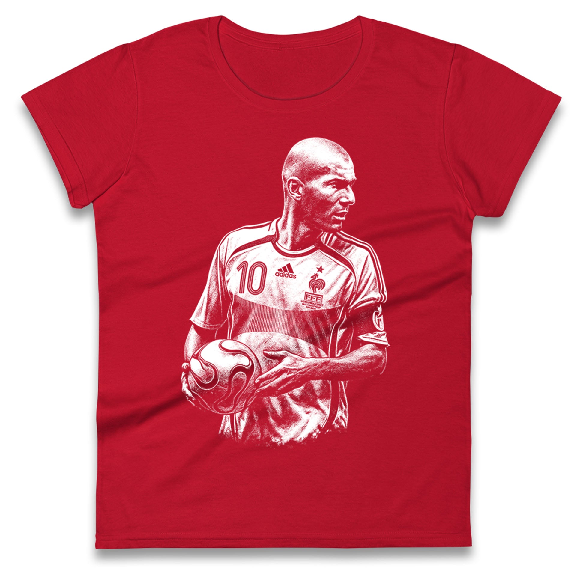 Zidane France Ladies T Shirt