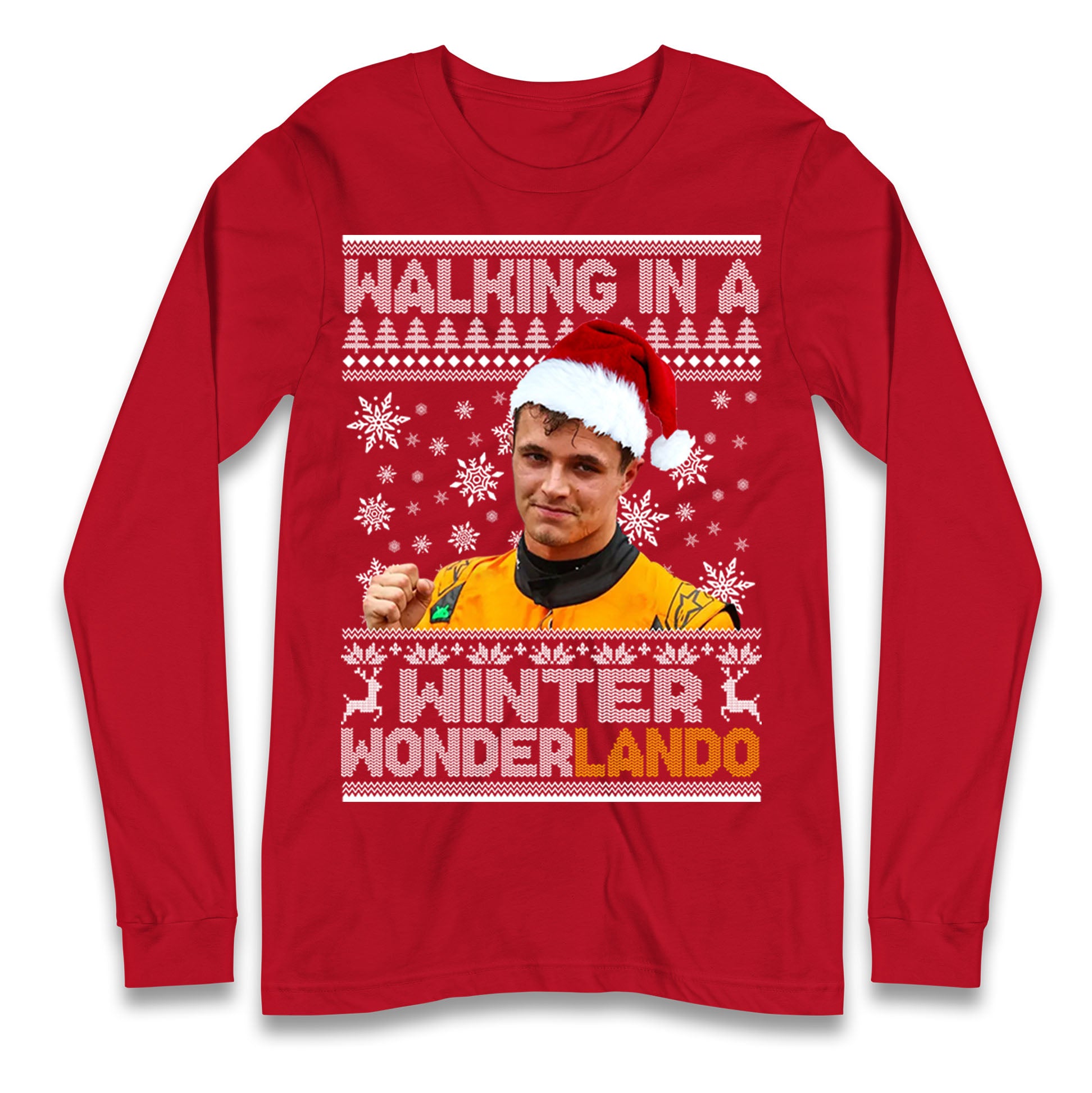 Lando Norris Christmas Longsleeve T Shirt