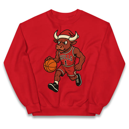 Chicago Bulls Christmas Kids Jumper