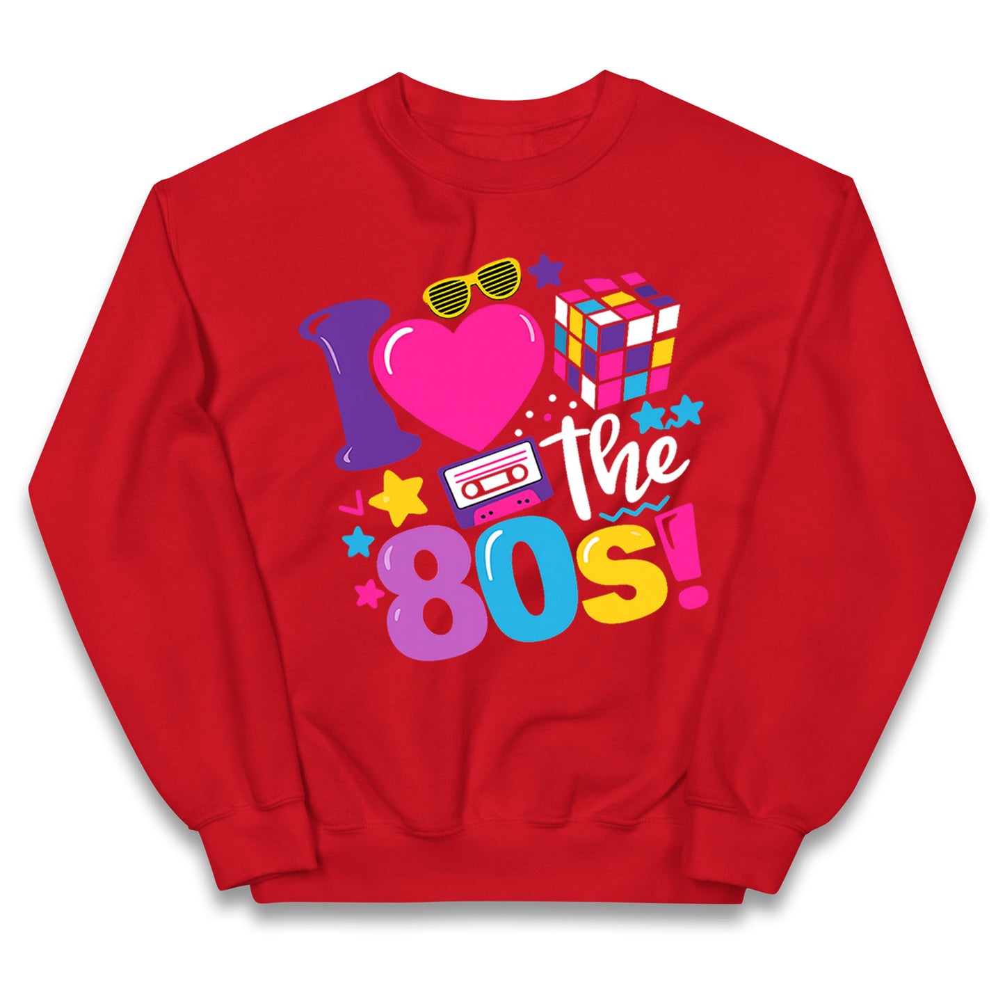 I Love The 80's Kids Jumper