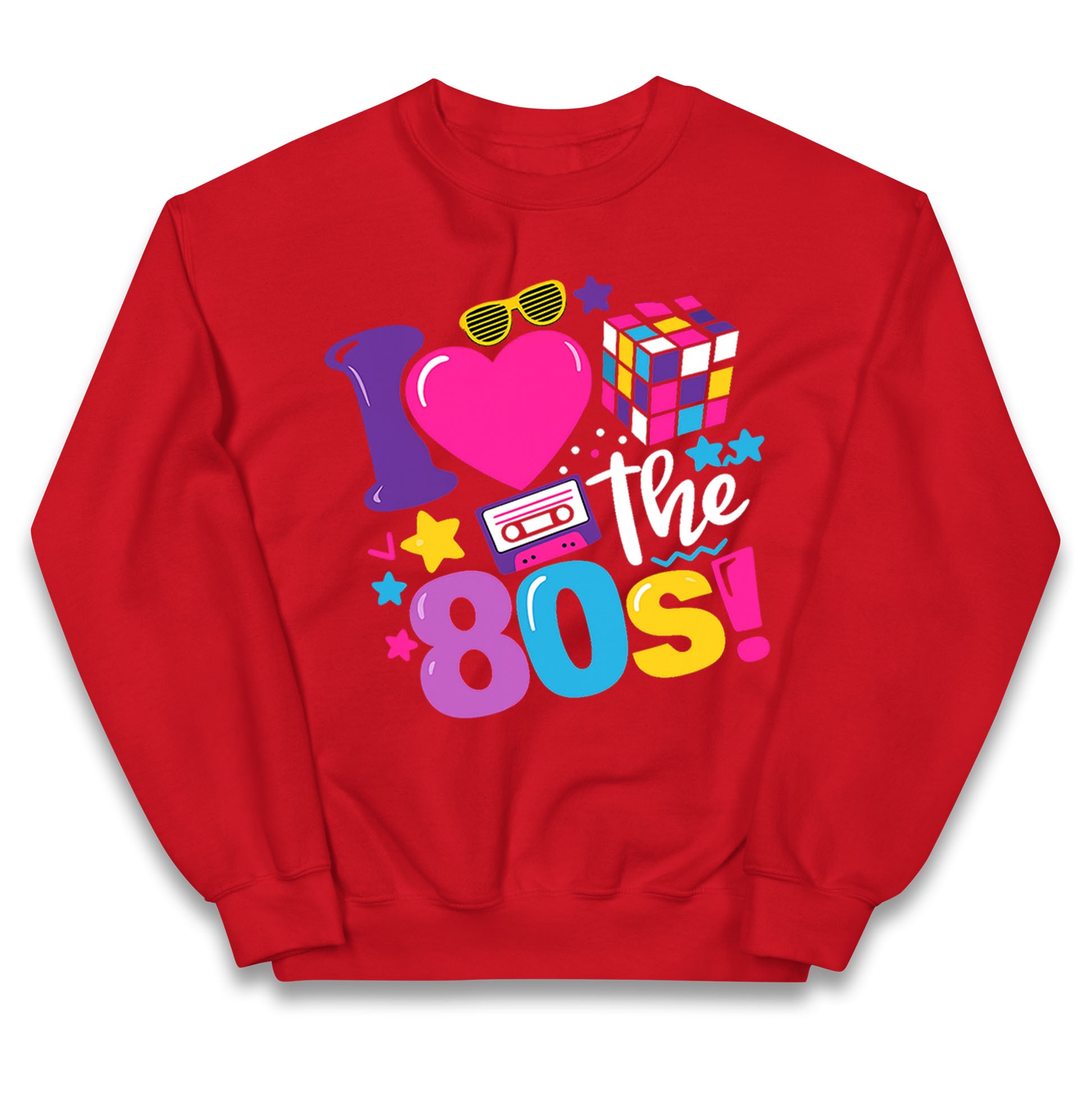 I Love The 80's Kids Jumper