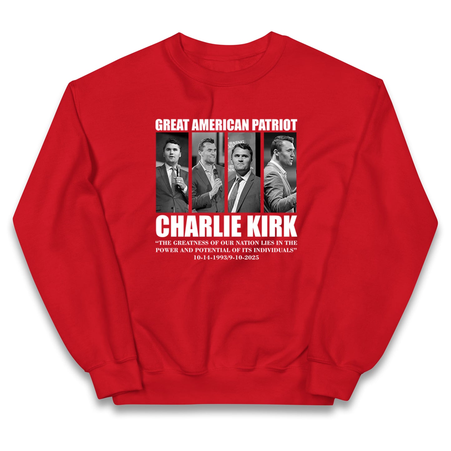 Charlie Kirk Kids Jumper