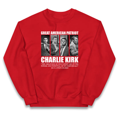 Charlie Kirk Kids Jumper