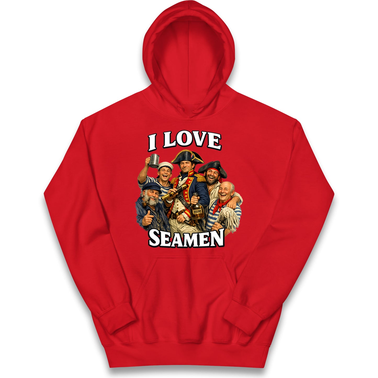 I Love Seamen Funny Cringe Meme Offensive  Kids Hoodie