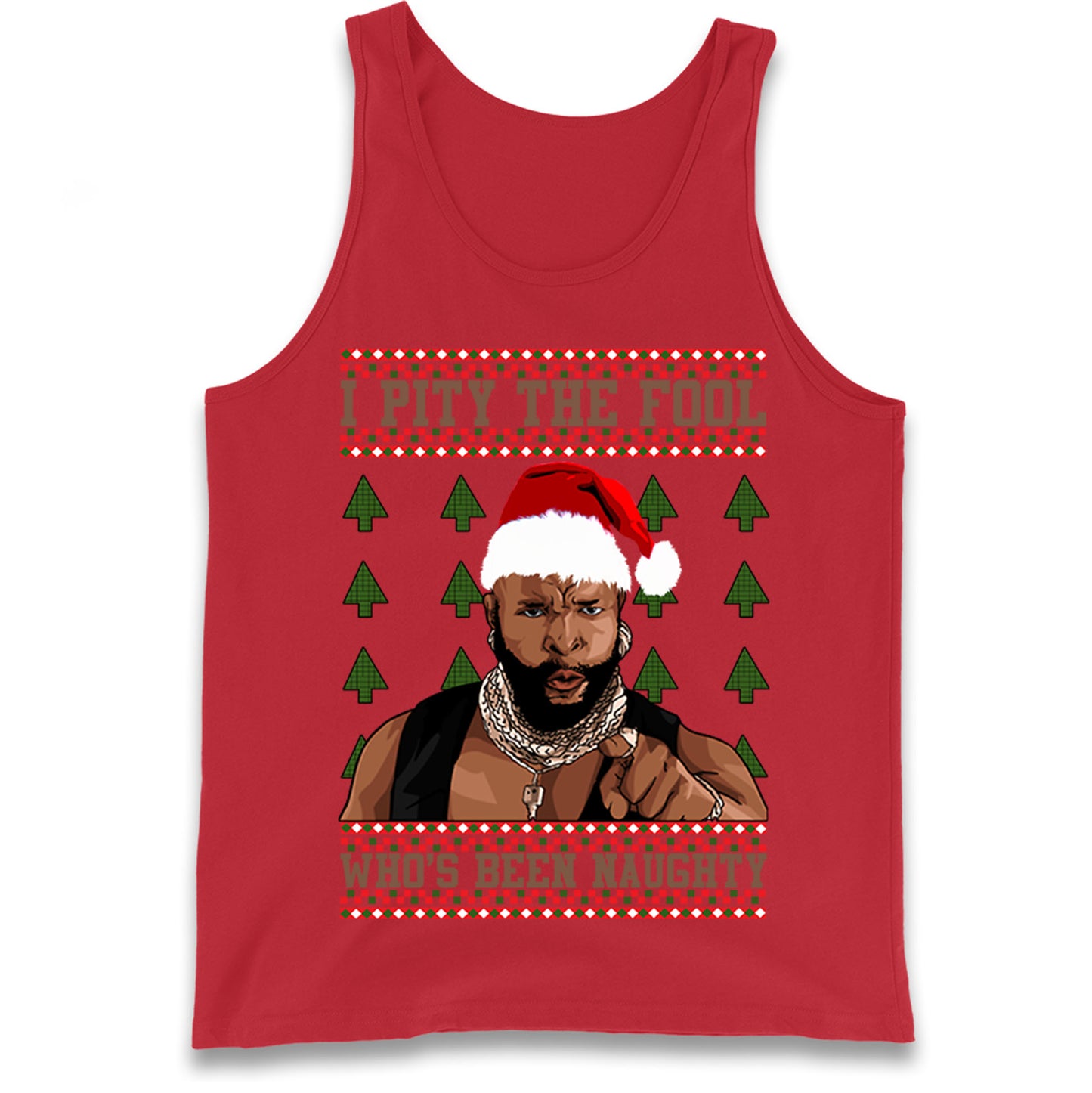 Barry Wood Whos been naughty Christmas Tank Top