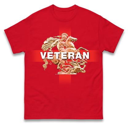 Veteran St George & The Dragon Mens Tee Top