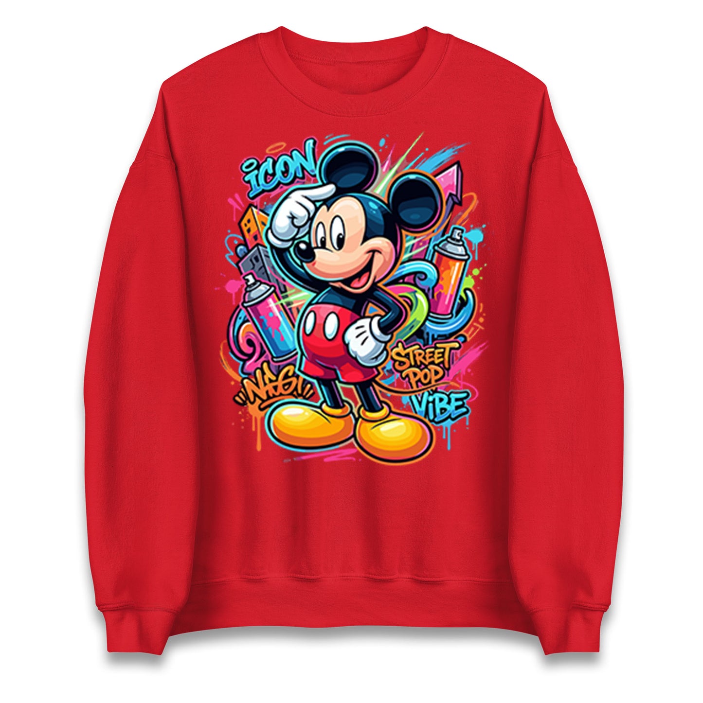 Graffiti Mickey Jumper