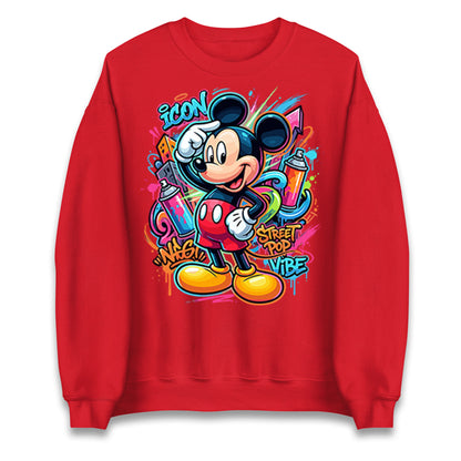 Graffiti Mickey Jumper