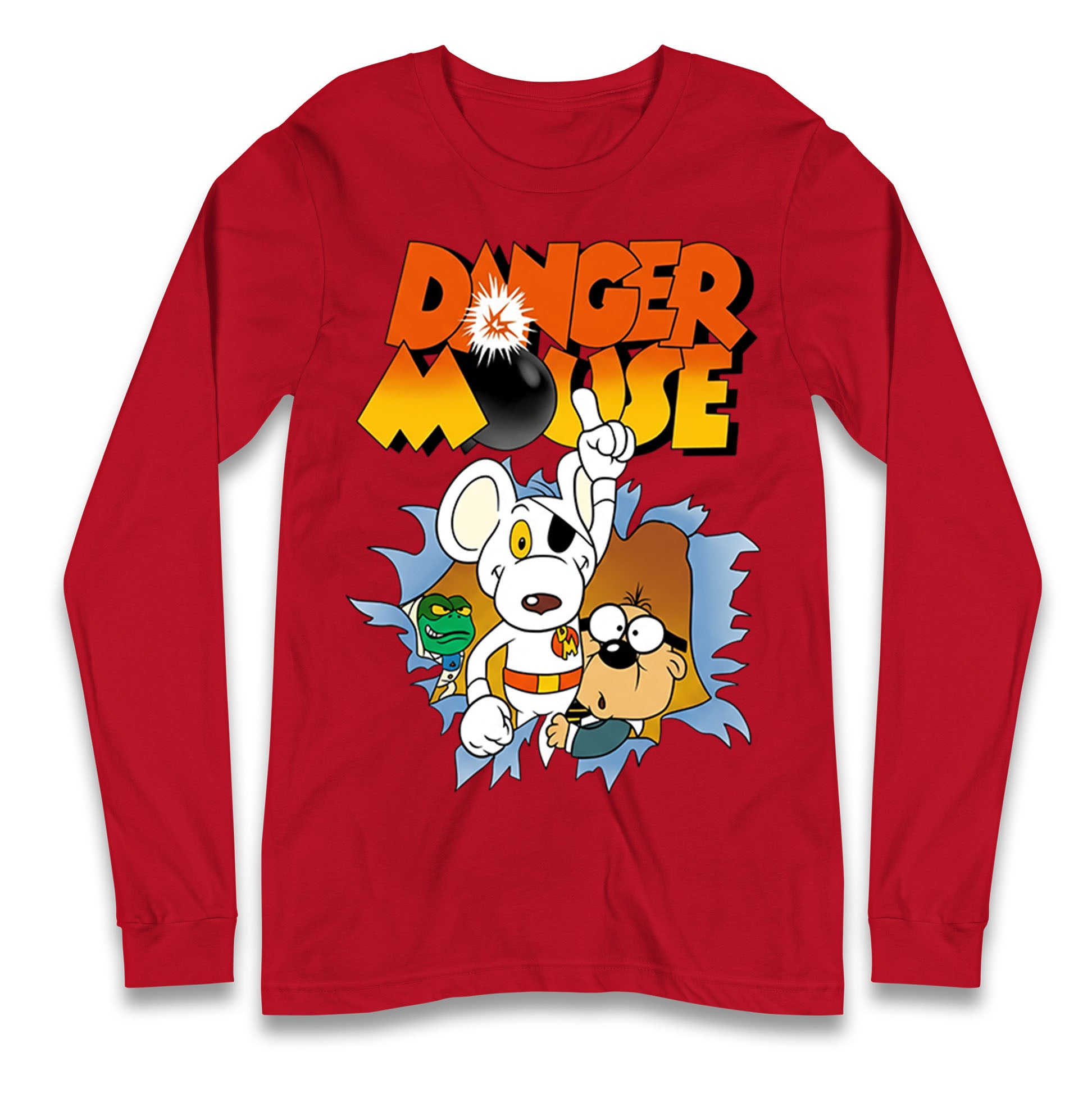 Danger Mouse & Penfold Longsleeve T Shirt