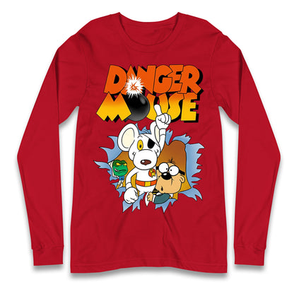 Danger Mouse & Penfold Longsleeve T Shirt