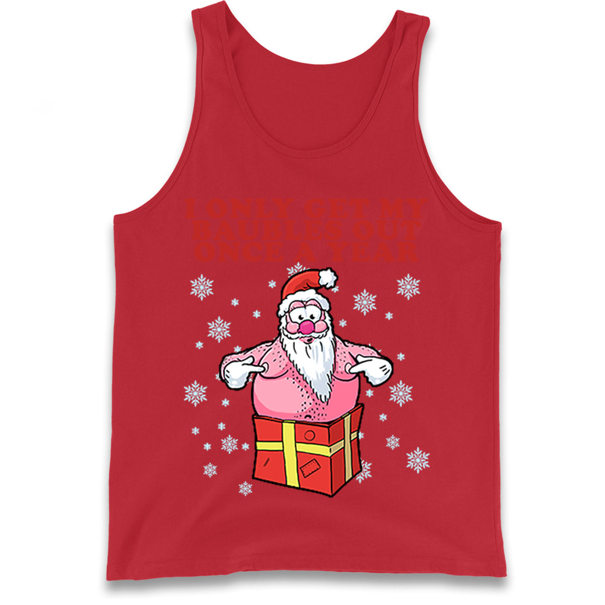 Fat Santa Christmas Funny Tank Top