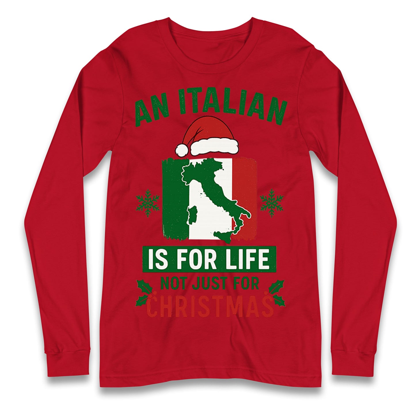 Italian Christmas Longsleeve T Shirt