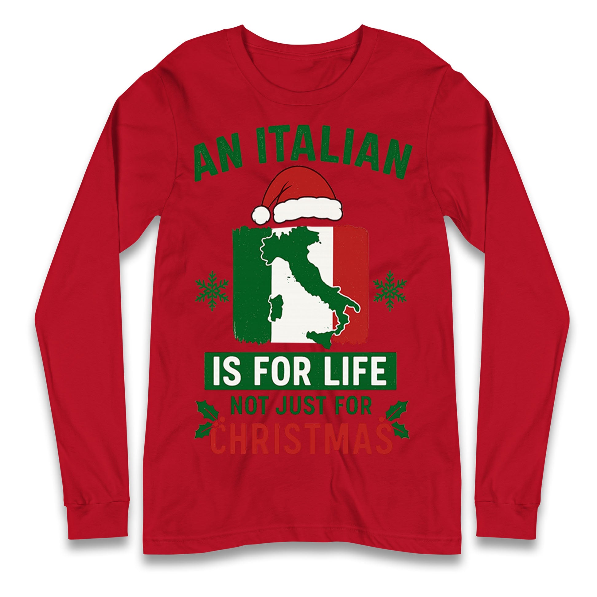 Italian Christmas Longsleeve T Shirt