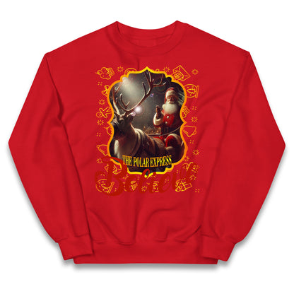 polar express christmas jumper