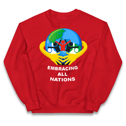 Embracing All Nations Kids Jumper