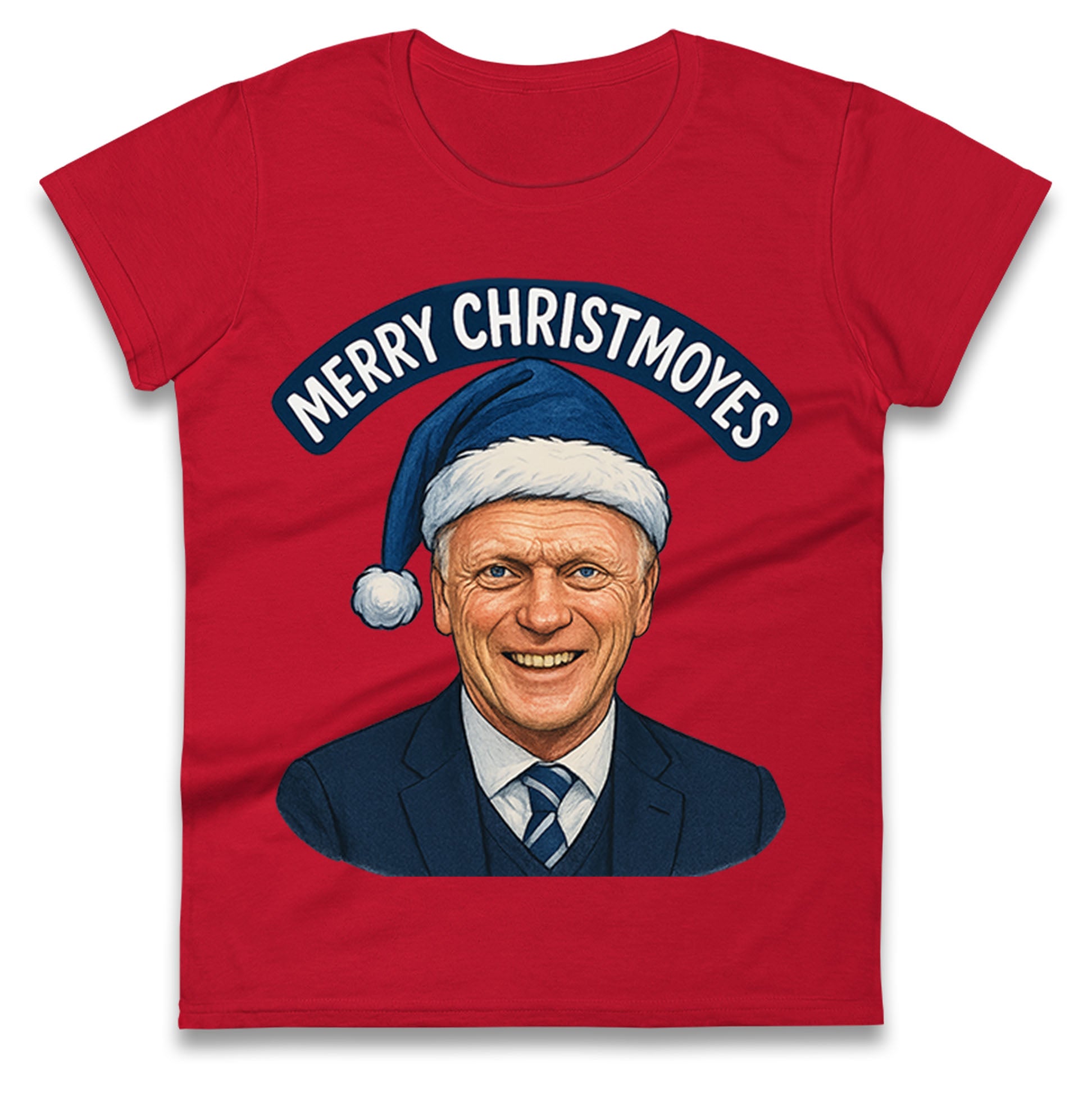 Everton Christmas Ladies T Shirt