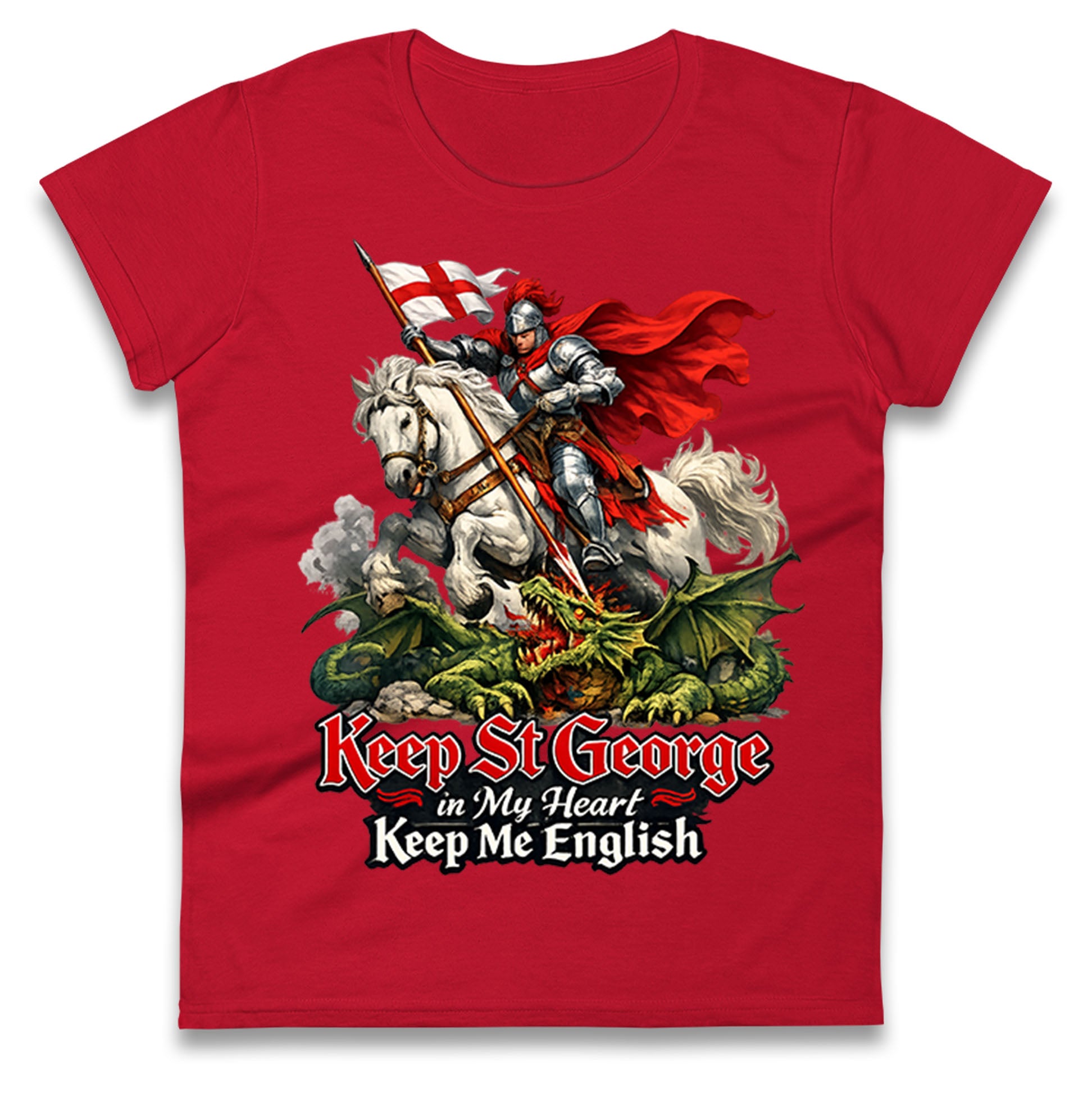 St Georges Day Ladies T Shirt