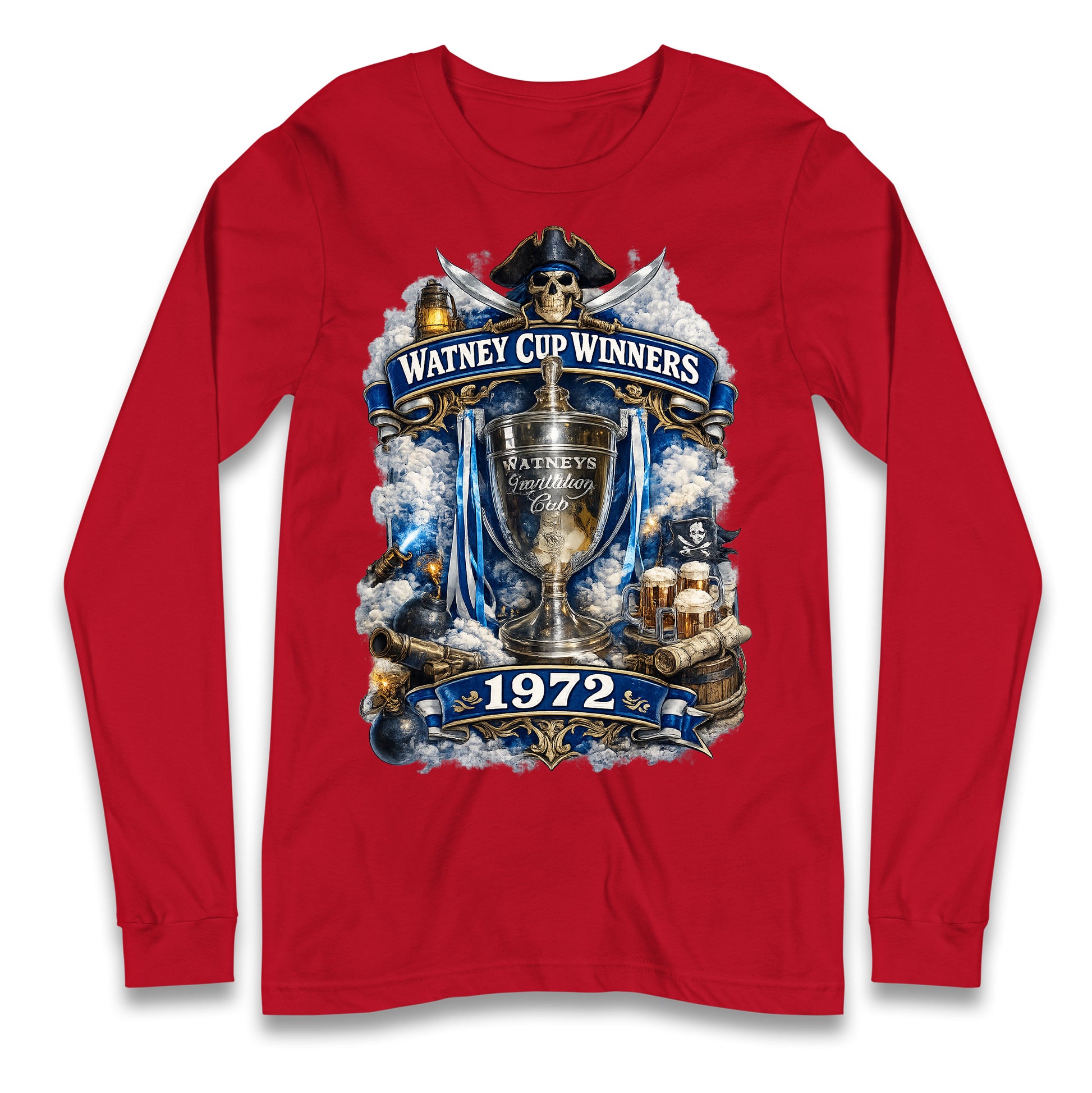Retro Bristol Rovers Football Longsleeve T Shirt