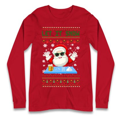 Santa Claus Christmas Longsleeve T Shirt