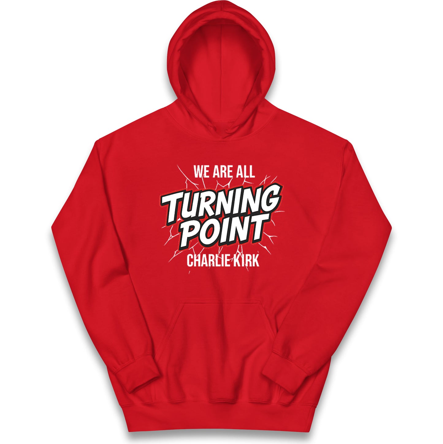 Turning Point Charlie Kirk Kids Hoodie 