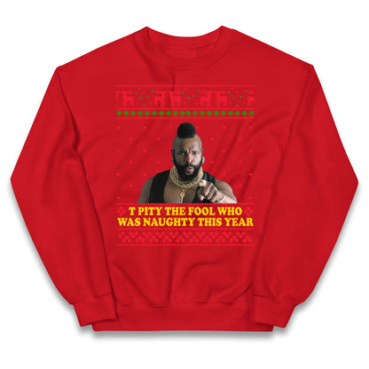 mr t christmas jumper