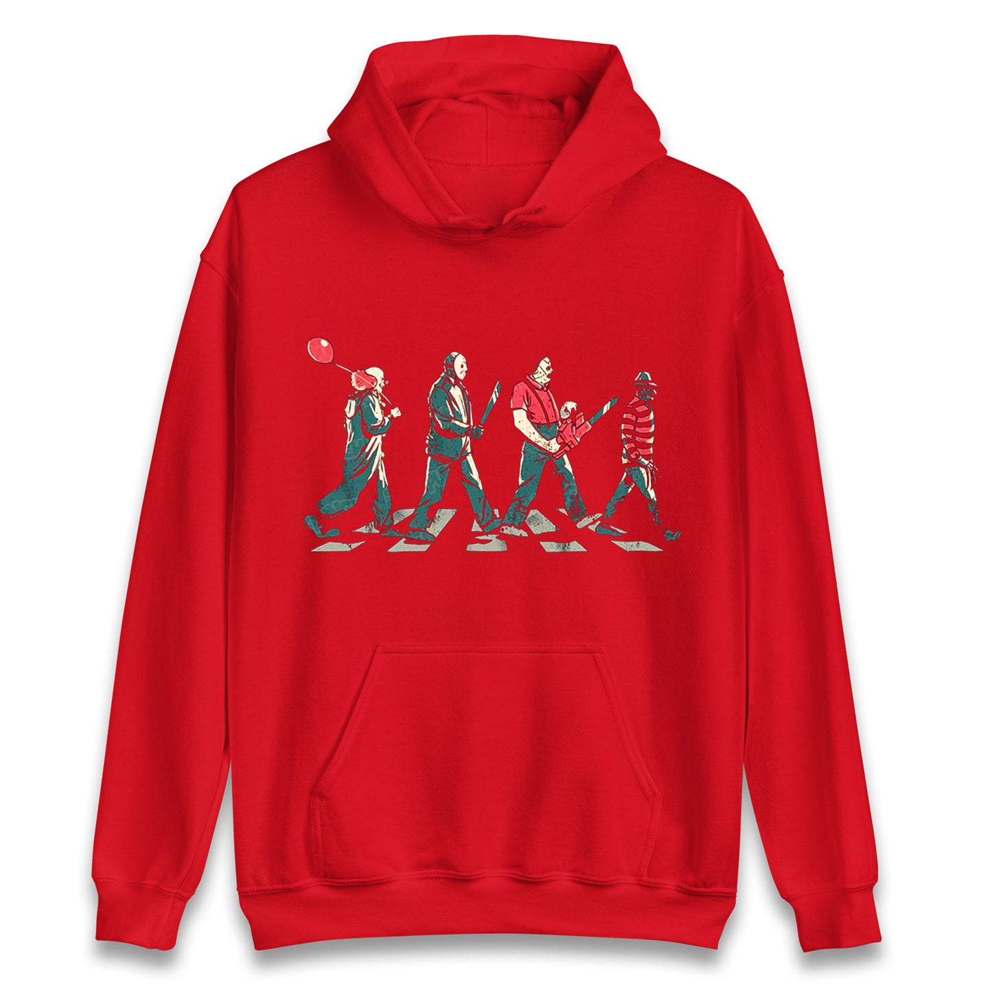 Horror Characters Friends Spoof Halloween Unisex Hoodie