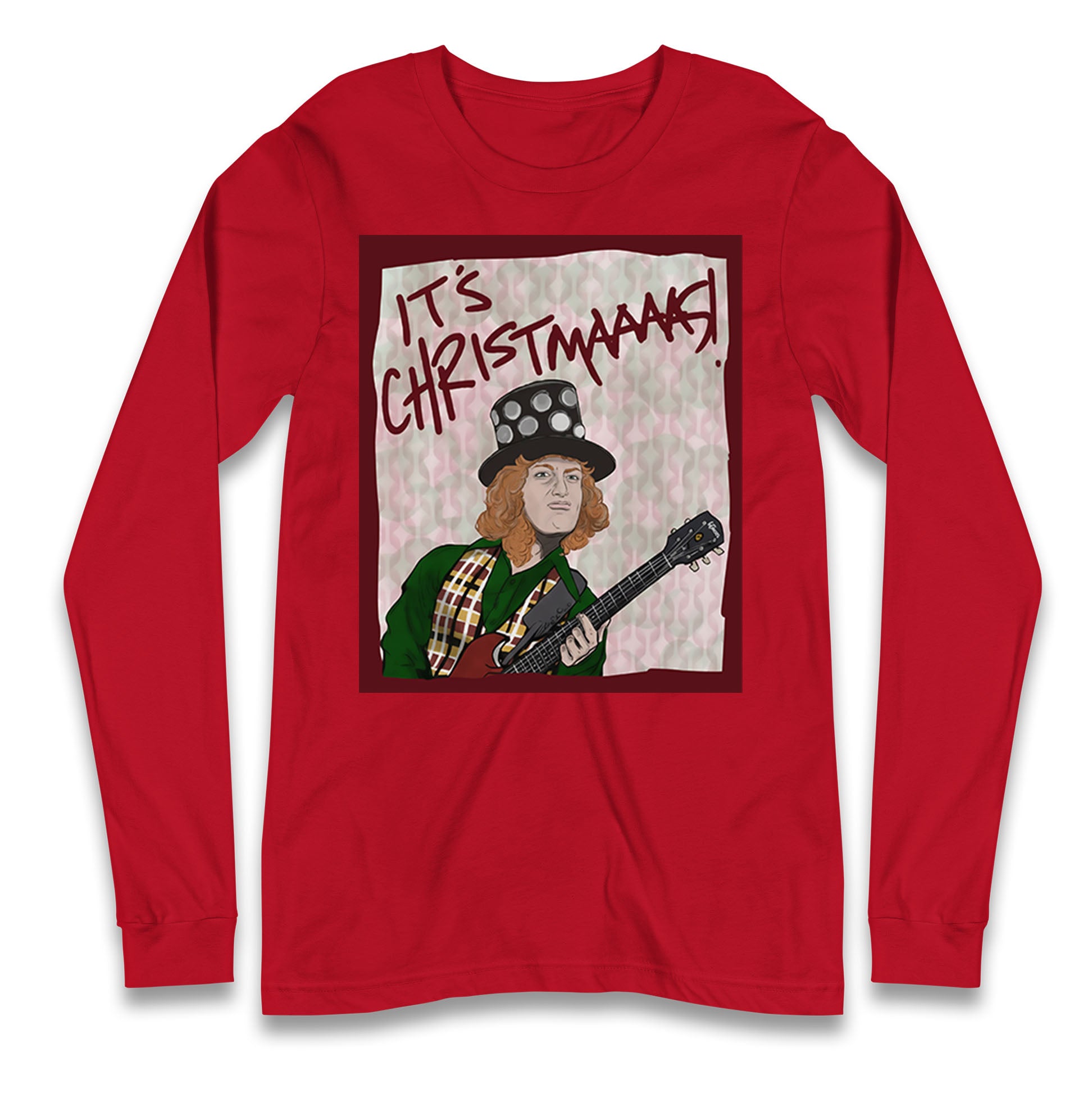 Noddy Holder Christmas Longsleeve T Shirt