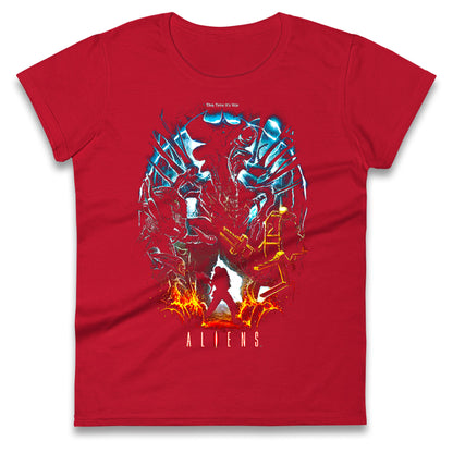 Aliens Ladies T Shirt