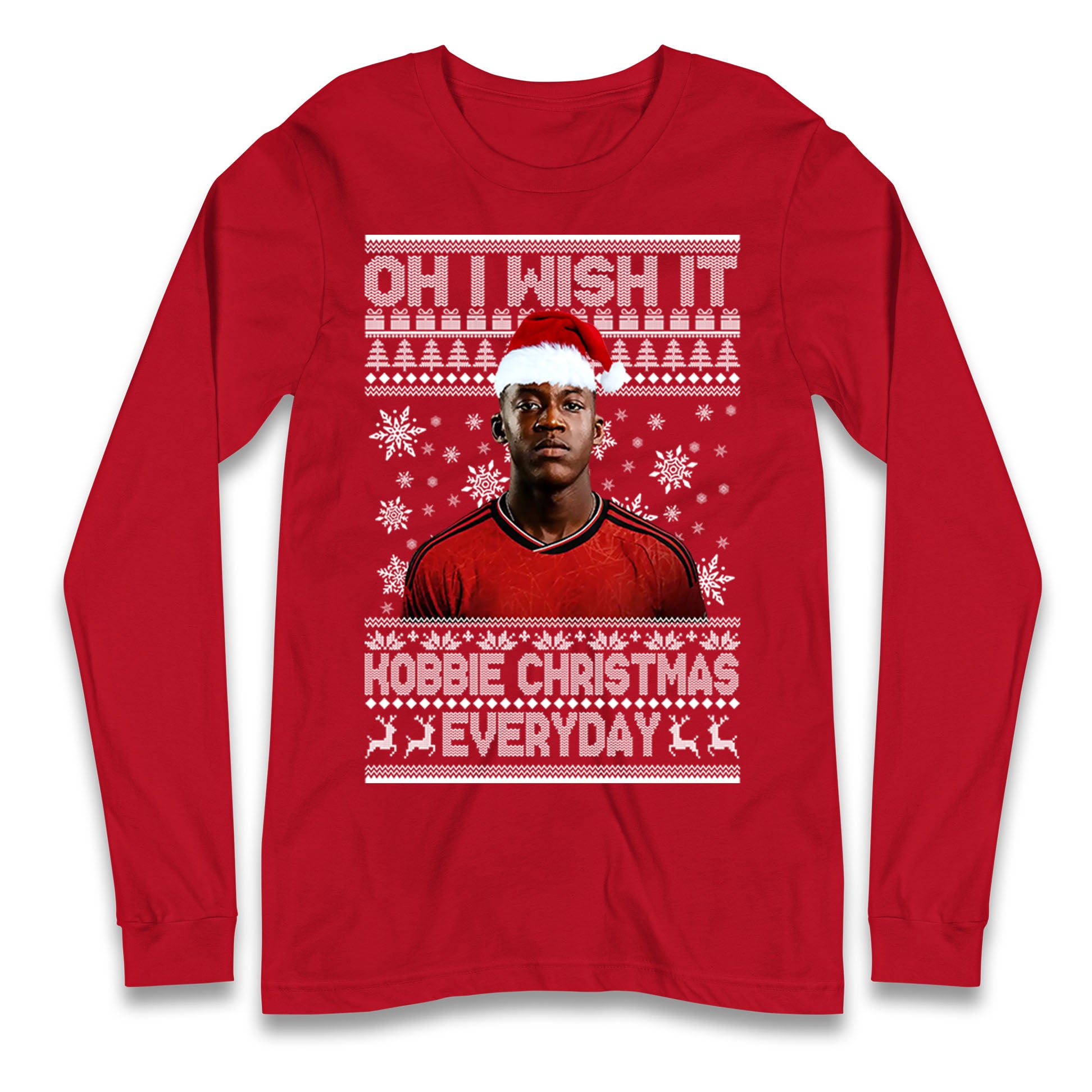 Kobbie Mainoo Christmas Longsleeve T Shirt