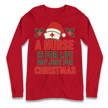 Nursing Christmas Longsleeve T Shirt