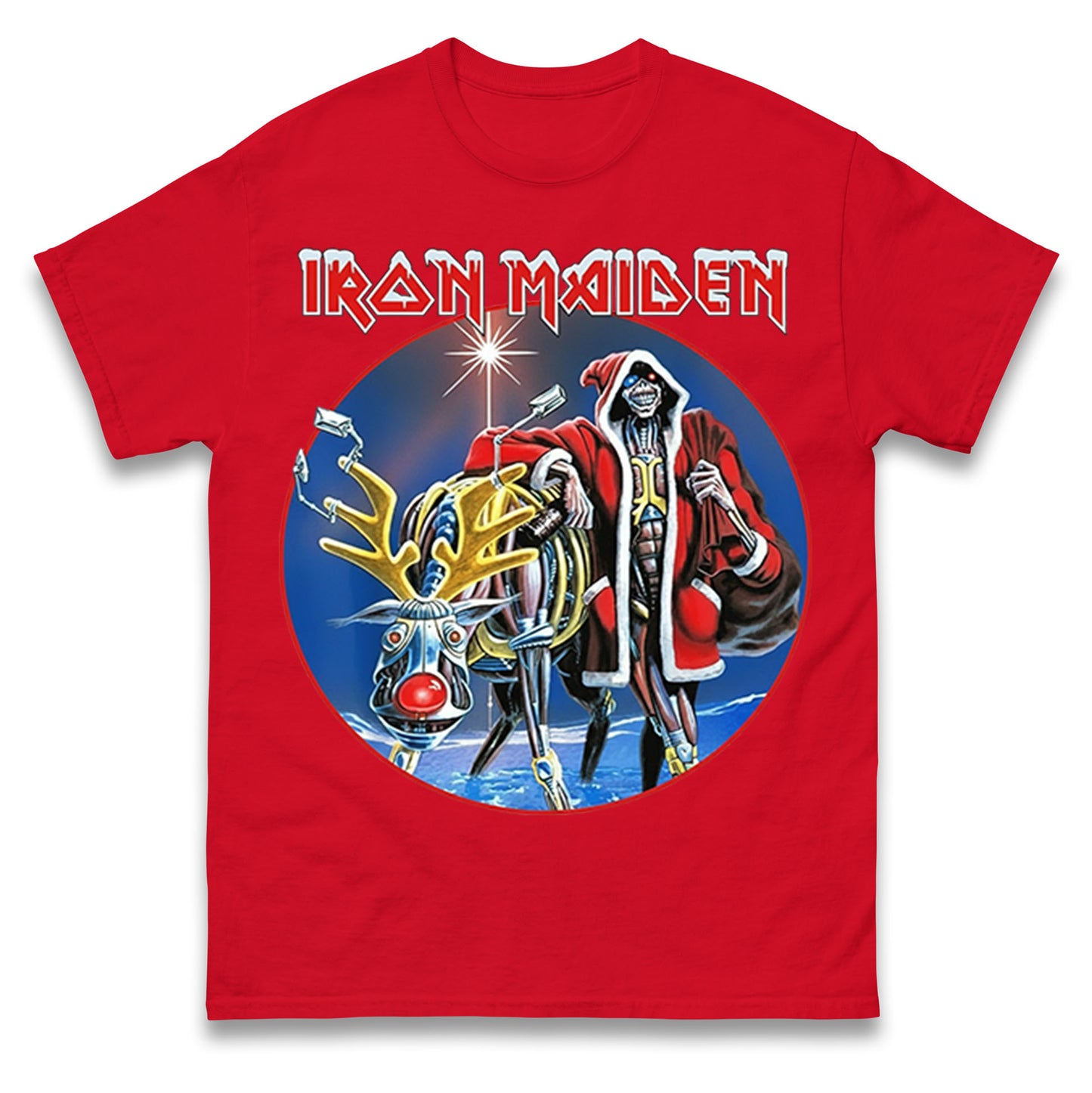 Iron Maiden Christmas T Shirt 