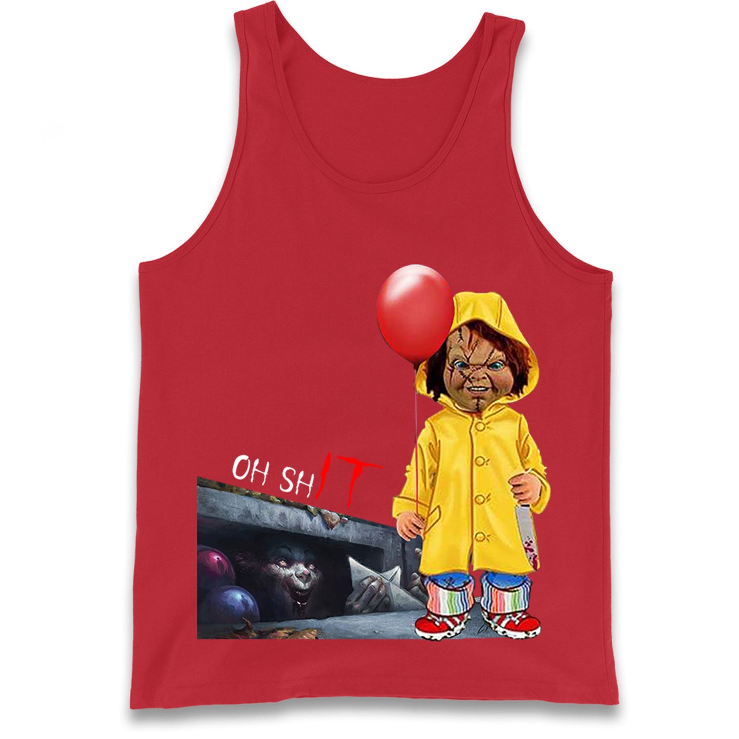 Chucky Doll Horror Halloween Tank Top