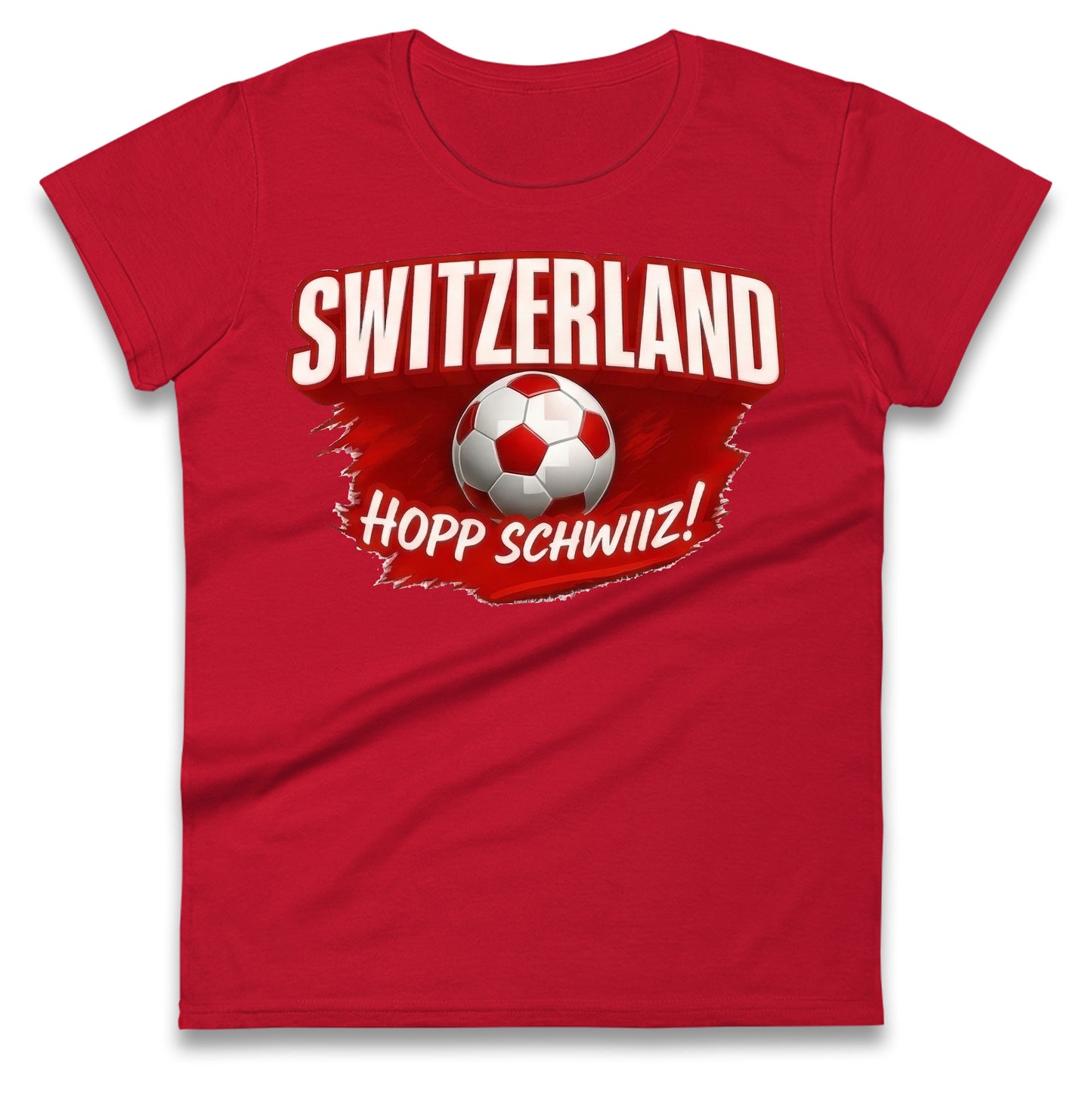 Switzerland Hopp Schwiiz! Ladies Shirt