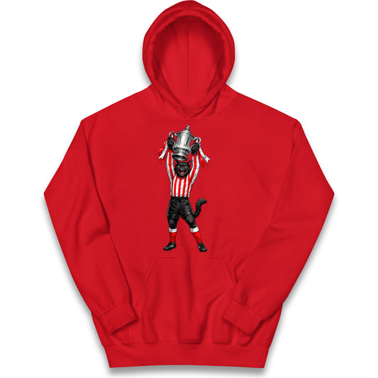 Retro Sunderland FA Cup Winners 1972-1973 Kids Hoodie