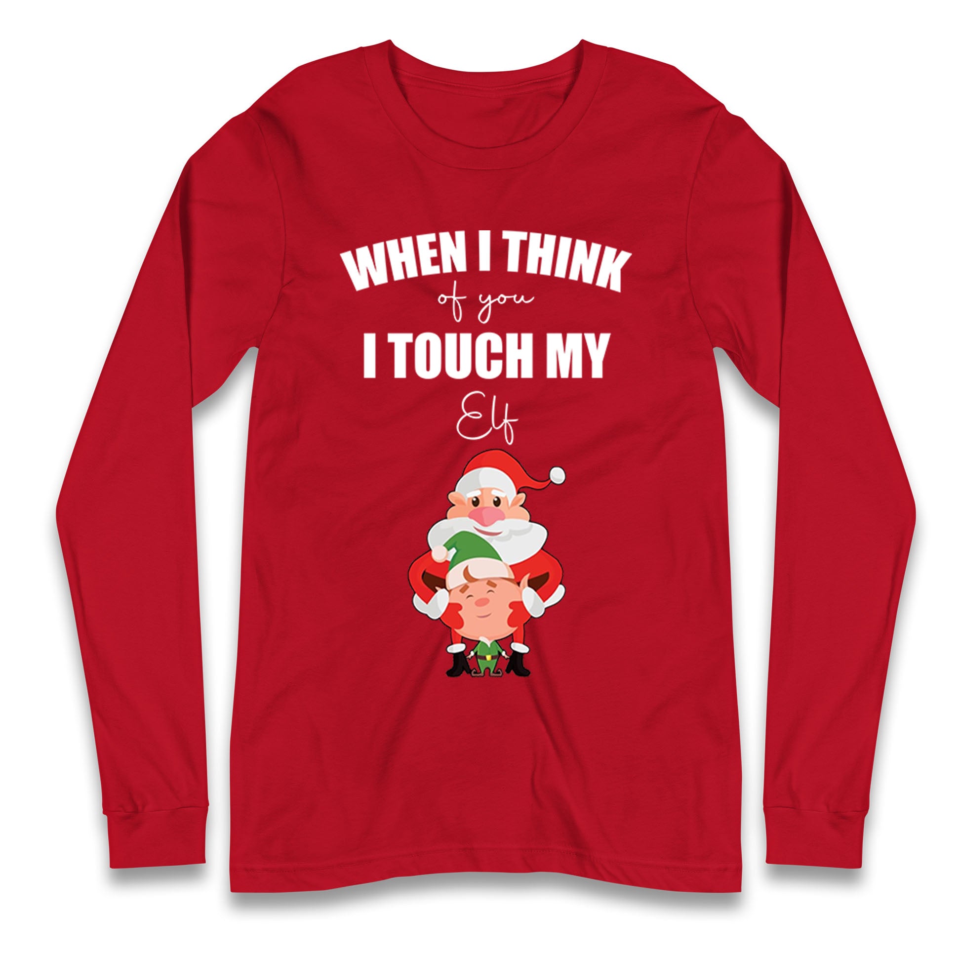 Santa Elf Christmas Longsleeve T Shirt