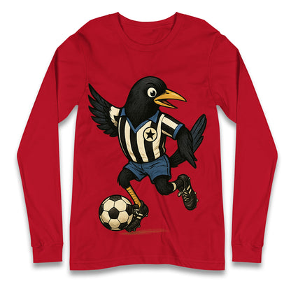 Retro Newcastle United Football Longsleeve T Shirt