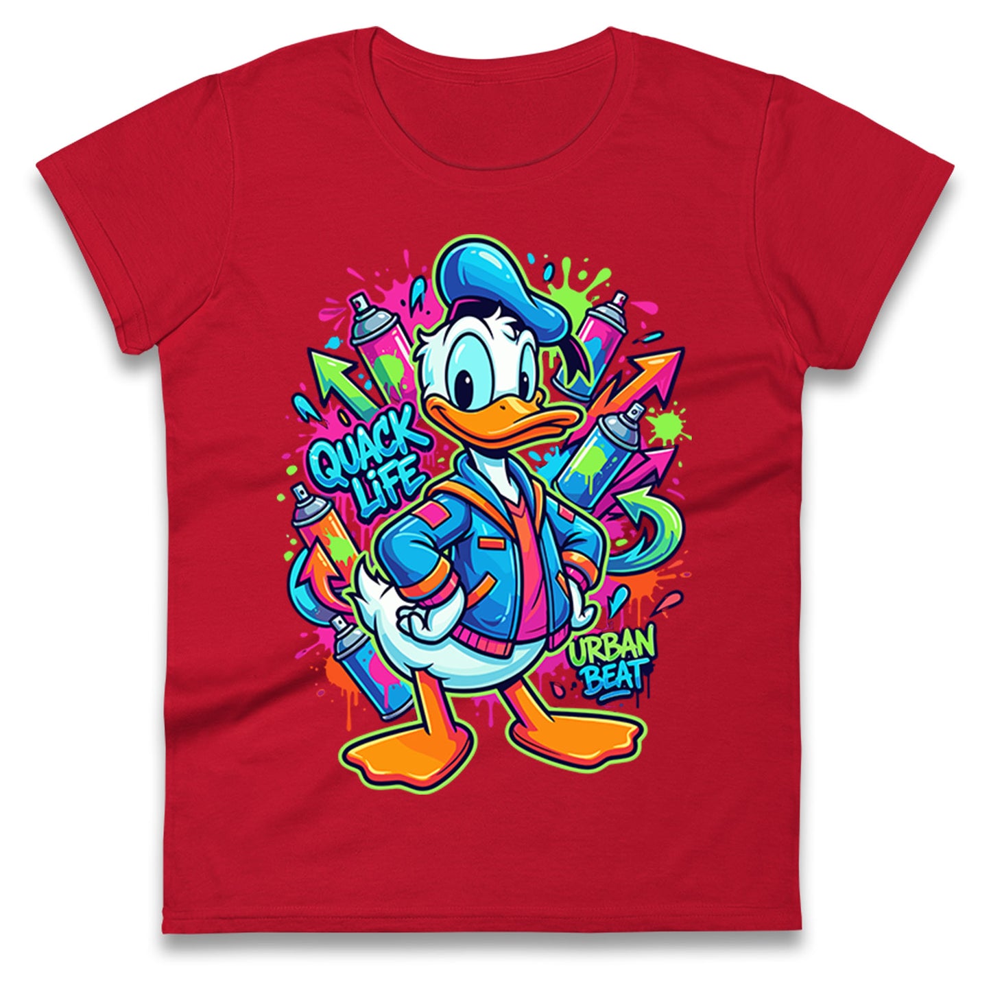 Donald Duck Ladies T Shirt
