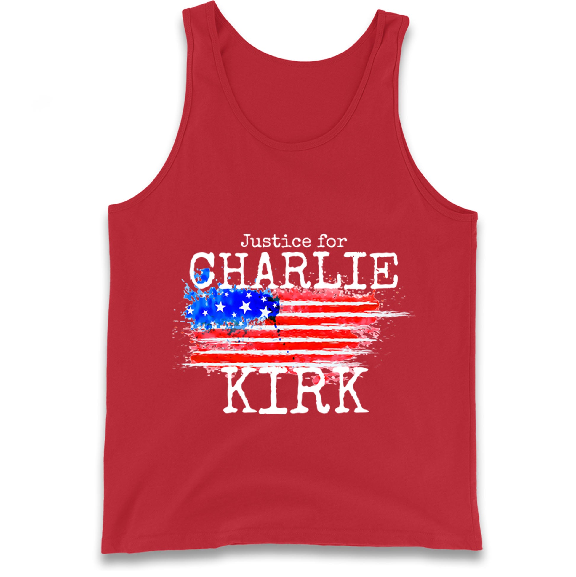Justice For Charlie Kirk Tank Top